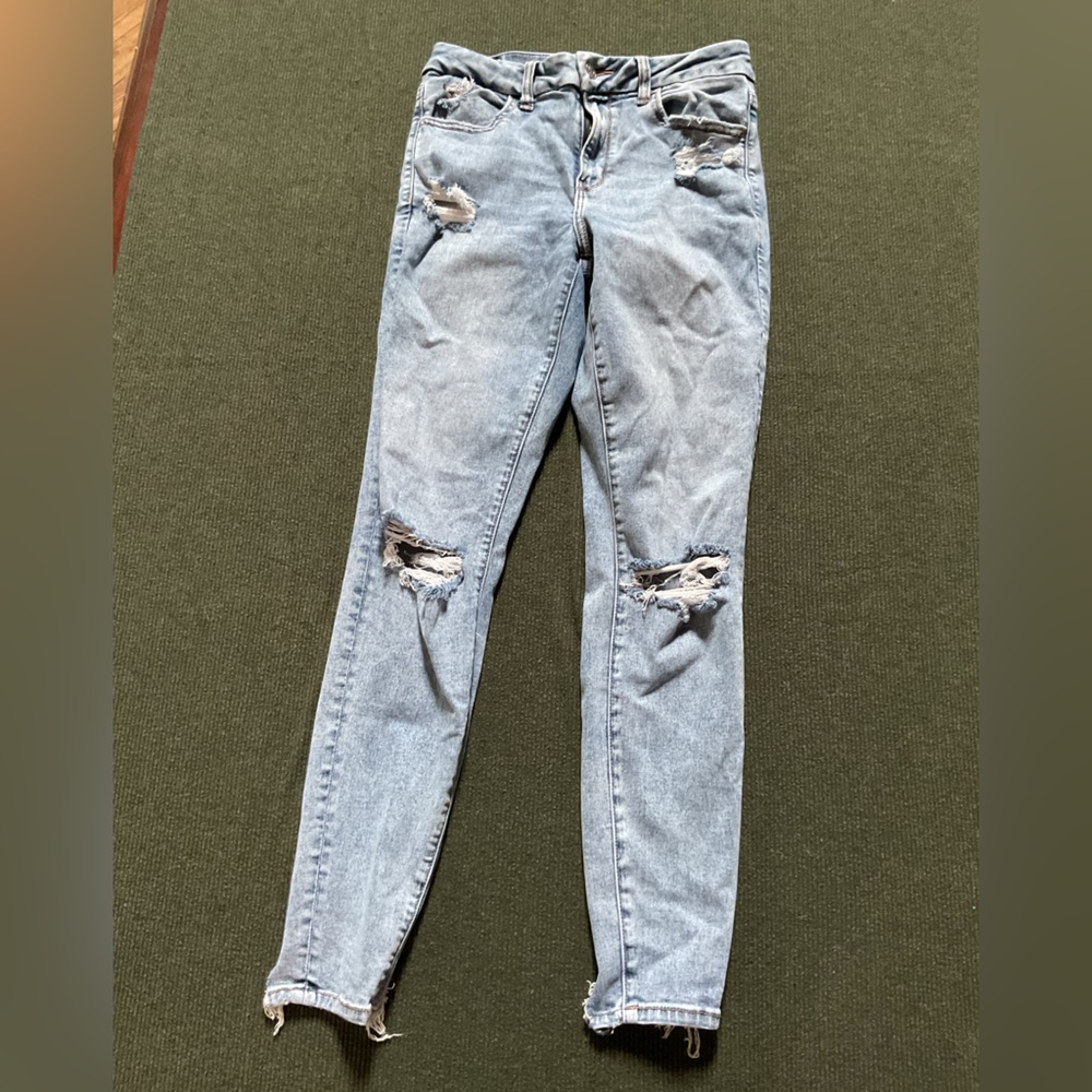 American Eagle Outfitters Light Blue Denim